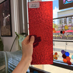 Red Transparent Florentine Wissmach Sheet Glass – RL474
