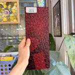 Red Transparent Florentine Wissmach Sheet Glass – RL475