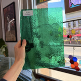 Green Textured Transparent Hammered Choicce Sheet Glass – RL481