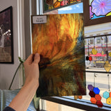 Multicolor Mixed Amber Blue Sheet Glass – RL483
