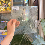 Clear Textured Glue Chip Frost Sheet Glass – RL486