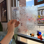 Clear Textured Glue Chip Frost Sheet Glass – RL486