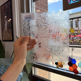 Clear Textured Glue Chip Frost Sheet Glass – RL486