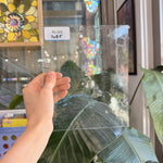 Clear Vintage Spectrum Transparent Seedy Glass – RL488