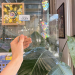 Clear Vintage Spectrum Transparent Seedy Glass – RL489
