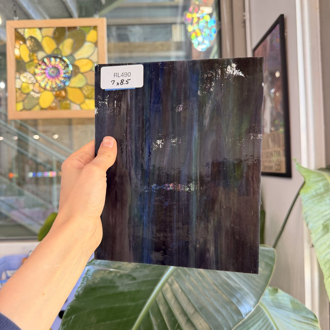 Rainbow Multicolor Transparent Kokomo Sheet Glass