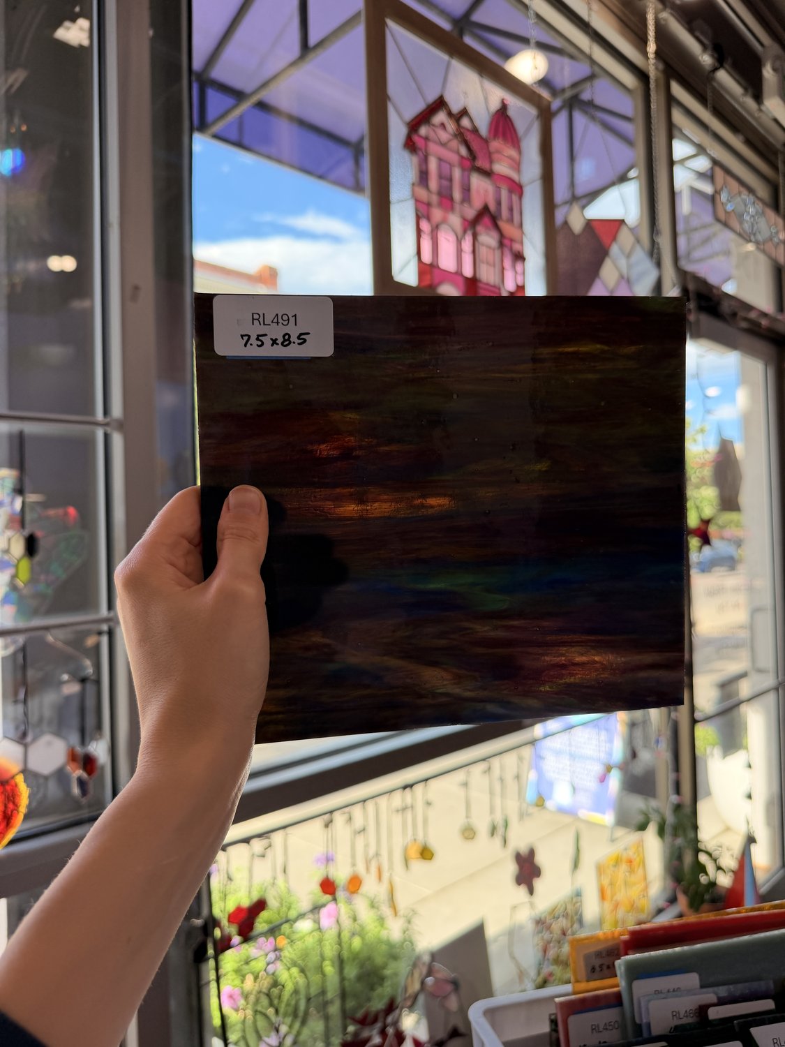 Rainbow Multicolor Transparent Kokomo Sheet Glass – RL491