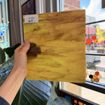 Dark Brown Amber Wispy Kokomo Sheet Glass – RL498