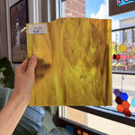 Dark Brown Amber Wispy Kokomo Sheet Glass – RL499