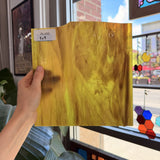 Dark Brown Amber Wispy Kokomo Sheet Glass – RL499