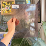 Vintage Rare Light Pink Transparent Textured Glue Chip Sheet Glass – RL503