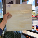 Amber White Wispy Wissmach Sheet Glass