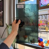 Teal Textured Transparent Kokomo Sheet Glass – RL507