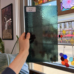 Teal Textured Transparent Kokomo Sheet Glass – RL508