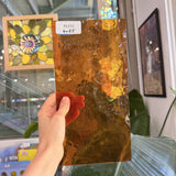 Amber Transaprent Hammered Choice Sheet Glass