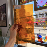 Amber Transaprent Hammered Choice Sheet Glass