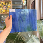 Blue Green Mixed Wissmach Sheet Glass
