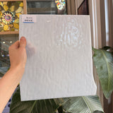 White Textured Opal Sheet Glass