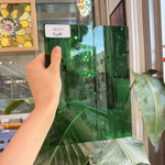 Vintage Medium Green Mouthblown GNA Sheet Glass