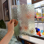 Pale Amber English Muffle Sheet Glass
