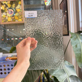Clear Textured English Muffle Sheet Glass