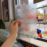 Clear Textured English Muffle Sheet Glass