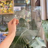 Vintage Clear Spectrum Baroque Sheet Glass – RL524