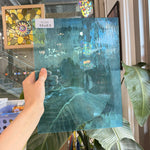 Vintage Sky Blue Spectrum Waterglass Sheet Glass