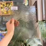 Clear Gray Transparent Textured English Muffled Sheet Glass