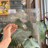 Vintage Clear Spectrum Baroque Sheet Glass – RL532