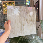 Marbled Brown Cream Wispy Sheet Glass – RL536