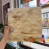 Marbled Brown Cream Wispy Sheet Glass – RL537
