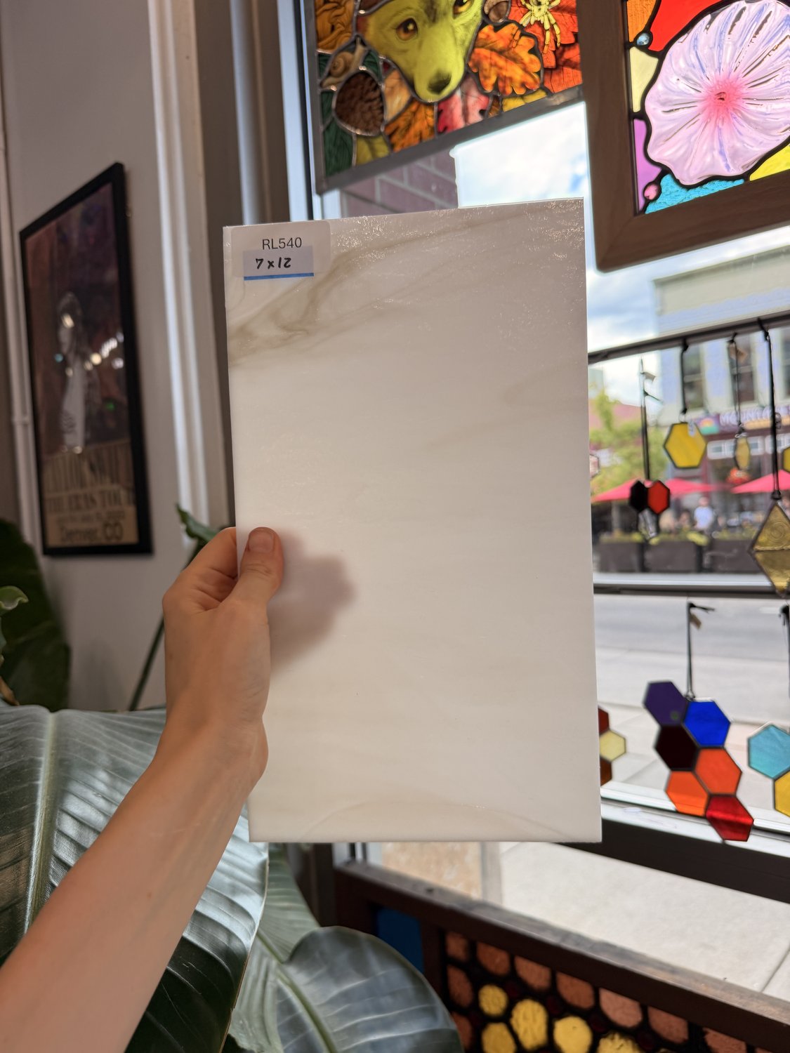 White Gray Mixed Opal Kokomo Sheet Glass – RL540