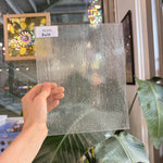 Clear Seedy Transparent Wissmach Sheet Glass