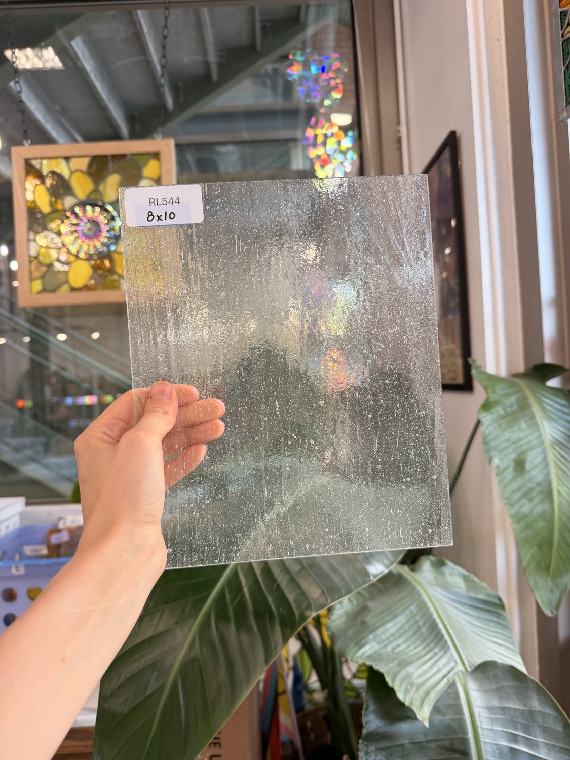 Clear Seedy Transparent Wissmach Sheet Glass