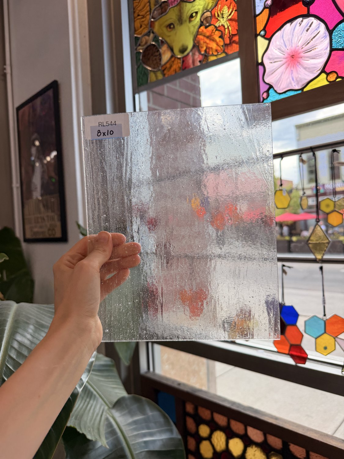 Clear Seedy Transparent Wissmach Sheet Glass