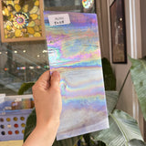Purple White Wispy Wissmach Sheet Glass