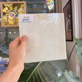 Light Amber White Wispy Vintage Spectrum Sheet Glass