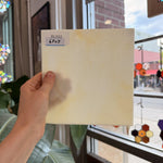 Light Amber White Wispy Vintage Spectrum Sheet Glass