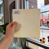 Light Amber White Wispy Vintage Spectrum Sheet Glass