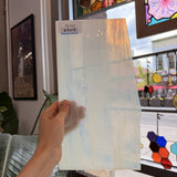 Transparent White Wispy Vintage Armstrong Sheet Glass