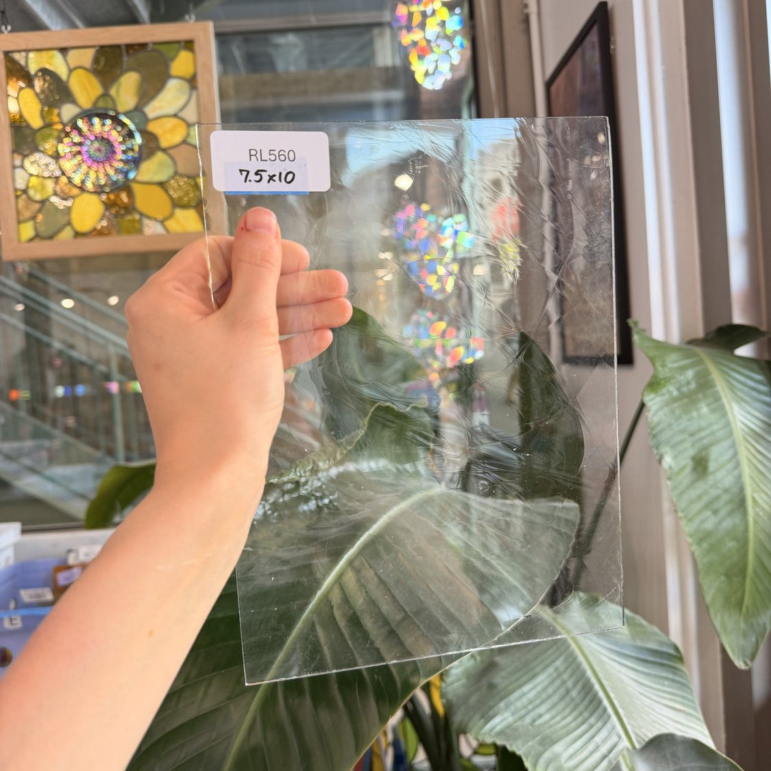 Clear Transparent Textured GNA Sheet Glass