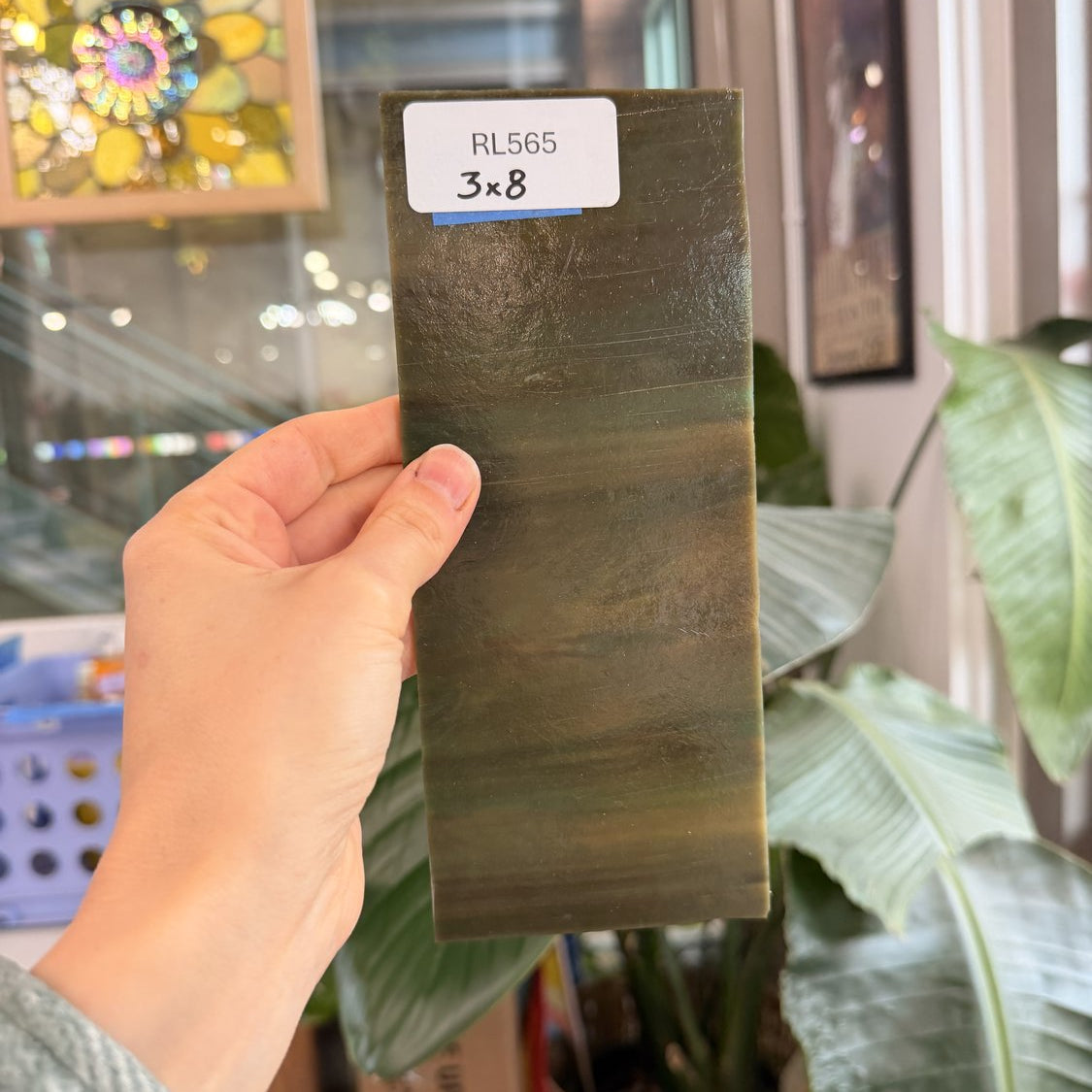 Dark Brown Mixed Vintage Kokomo Sheet Glass