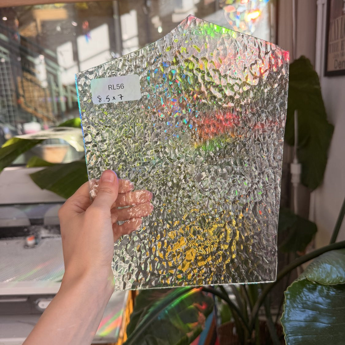 Clear Hammered Sheet Glass