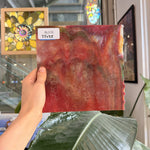 Red Mixed Mottled Uroboros Sheet Glass