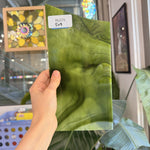 Dark and Lime Green Opal Kokomo Sheet Glass – RL575