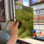 Dark and Lime Green Opal Kokomo Sheet Glass – RL575