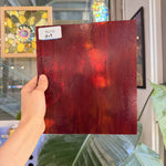 Transparent Mixed Red Kokomo Sheet Glass