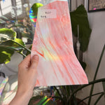 Neon Pink Rare Vintage Wissmach Sheet Glass