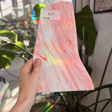 Neon Pink Rare Vintage Wissmach Sheet Glass
